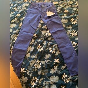 Comptoir Des Cotonniers. Blue soft fabric pants. Size 26. New with tags